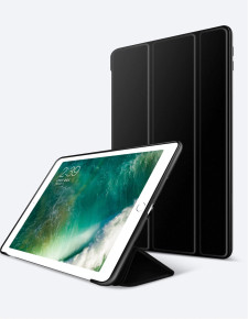 Кожен калъф тефтер Tri-Fold Flexi за Apple iPad Mini 4 / Apple iPad Mini 5 черен